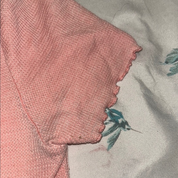 BADMINTON CLUB BLUSH PINK CROP TOP BABY TEE - Picture 5 of 7